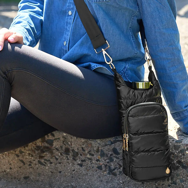 Black Shiny HydroBag (gold)