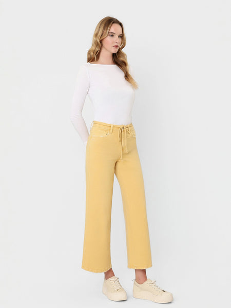 Marigold Hi Rise Wide Leg Crop