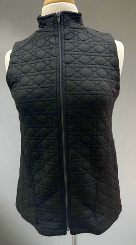 Black Quilted Vest