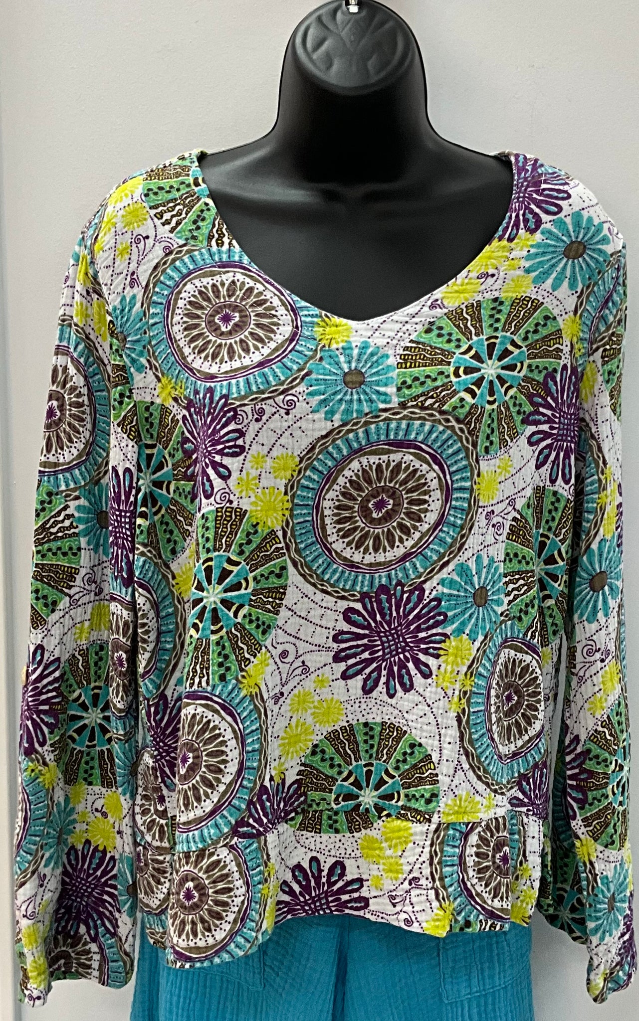 Floral Mandala Top