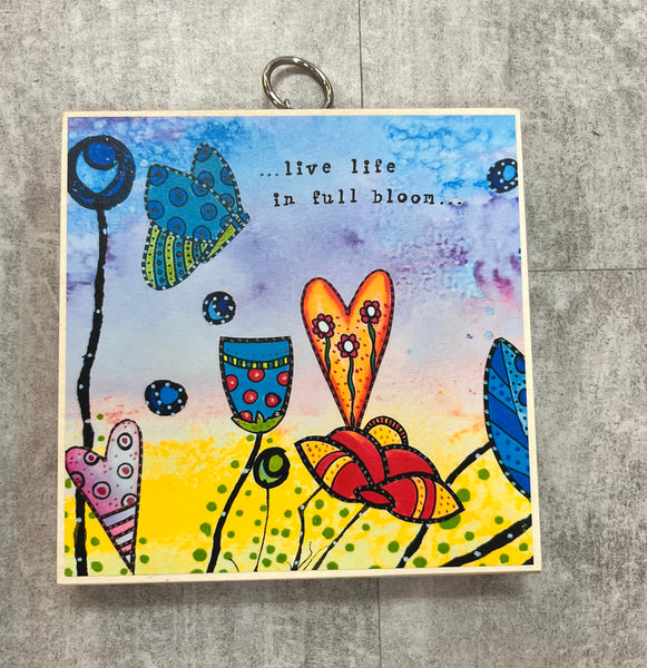 Butterfly Full Bloom Plaque
