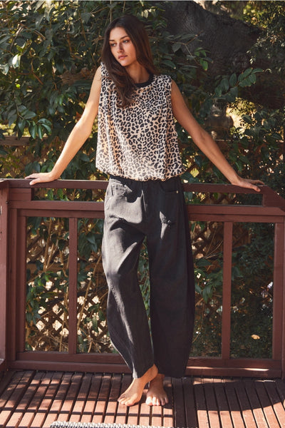 Leopard Sleeveless Top