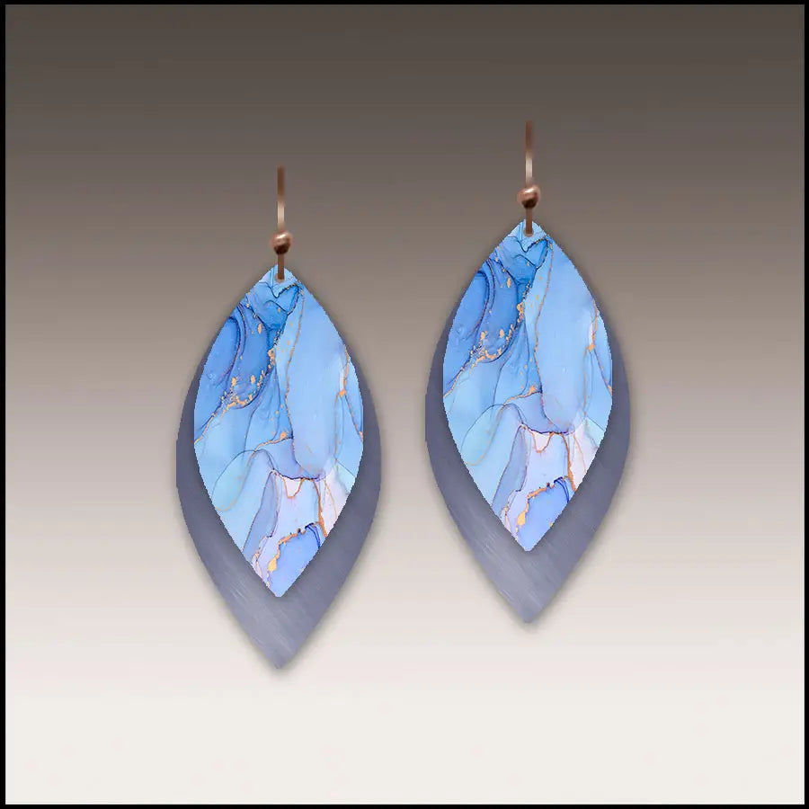 Periwinkle Layered Earrings