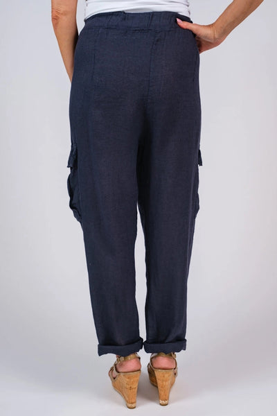 Trish Linen Cargo Pants
