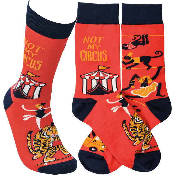 Not My Circus Socks