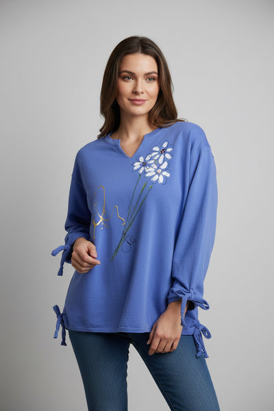 Blue Daisy Top