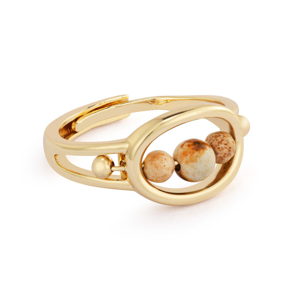 Becalm Beaded Ring