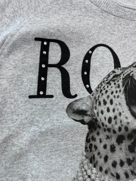 Cheetah Roar Rhinestone Top