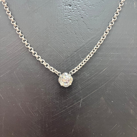 Sadie Necklace Silver Patina