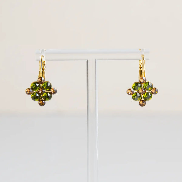 Pansy Green Room Earrings