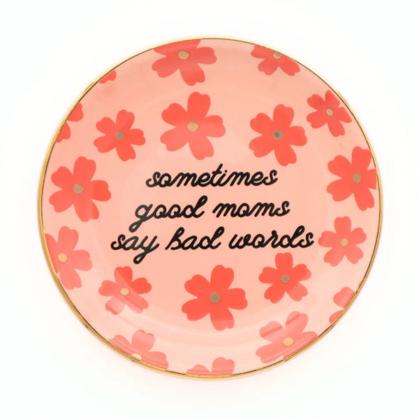 Floral Good Moms Trinket Tray
