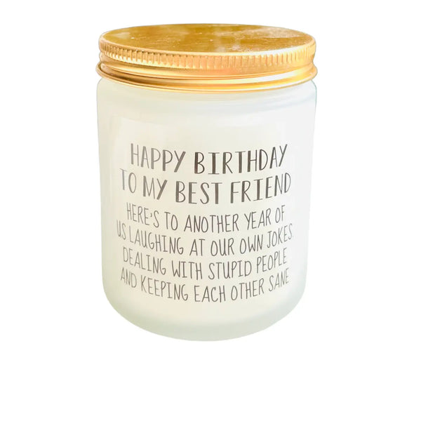 Happy Birthday Friend Candle