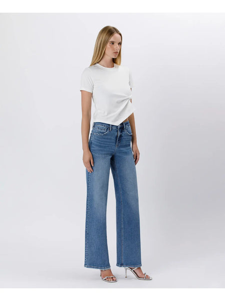 High Rise Baggy Wide Jeans