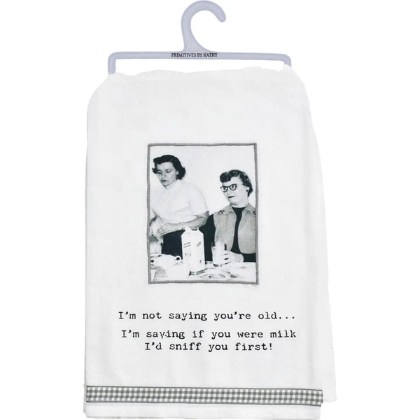 Not Saying Your Old Towel