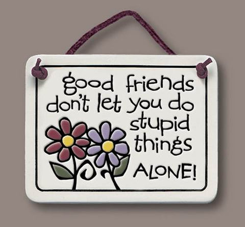 Good Friends Clay Tile