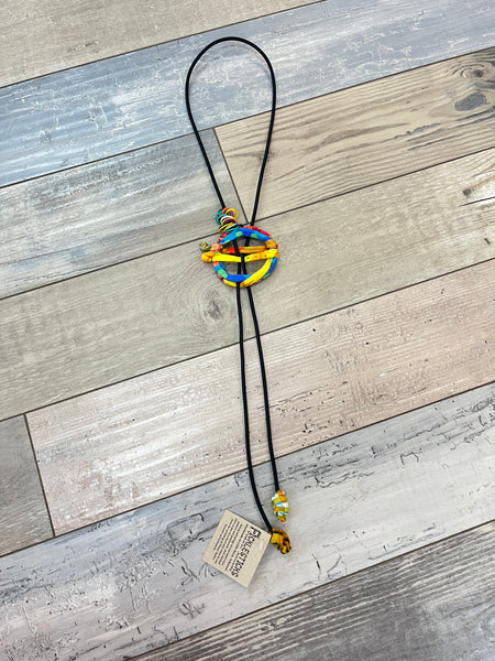 Colorful Buckle Bolo Necklace