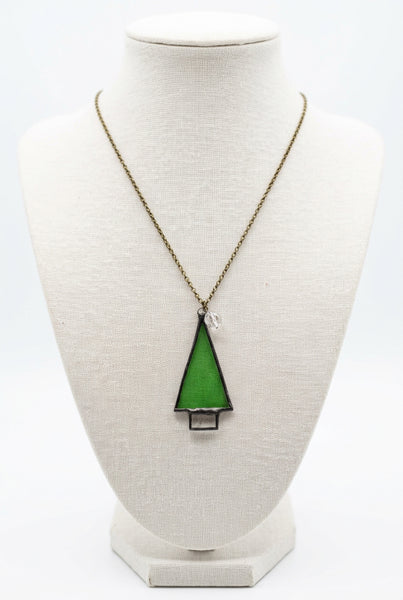 Stained Glass Tree Necklace