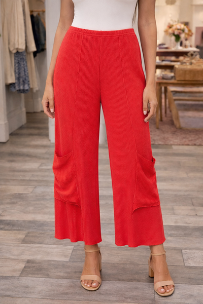 Coral Pocket Pant
