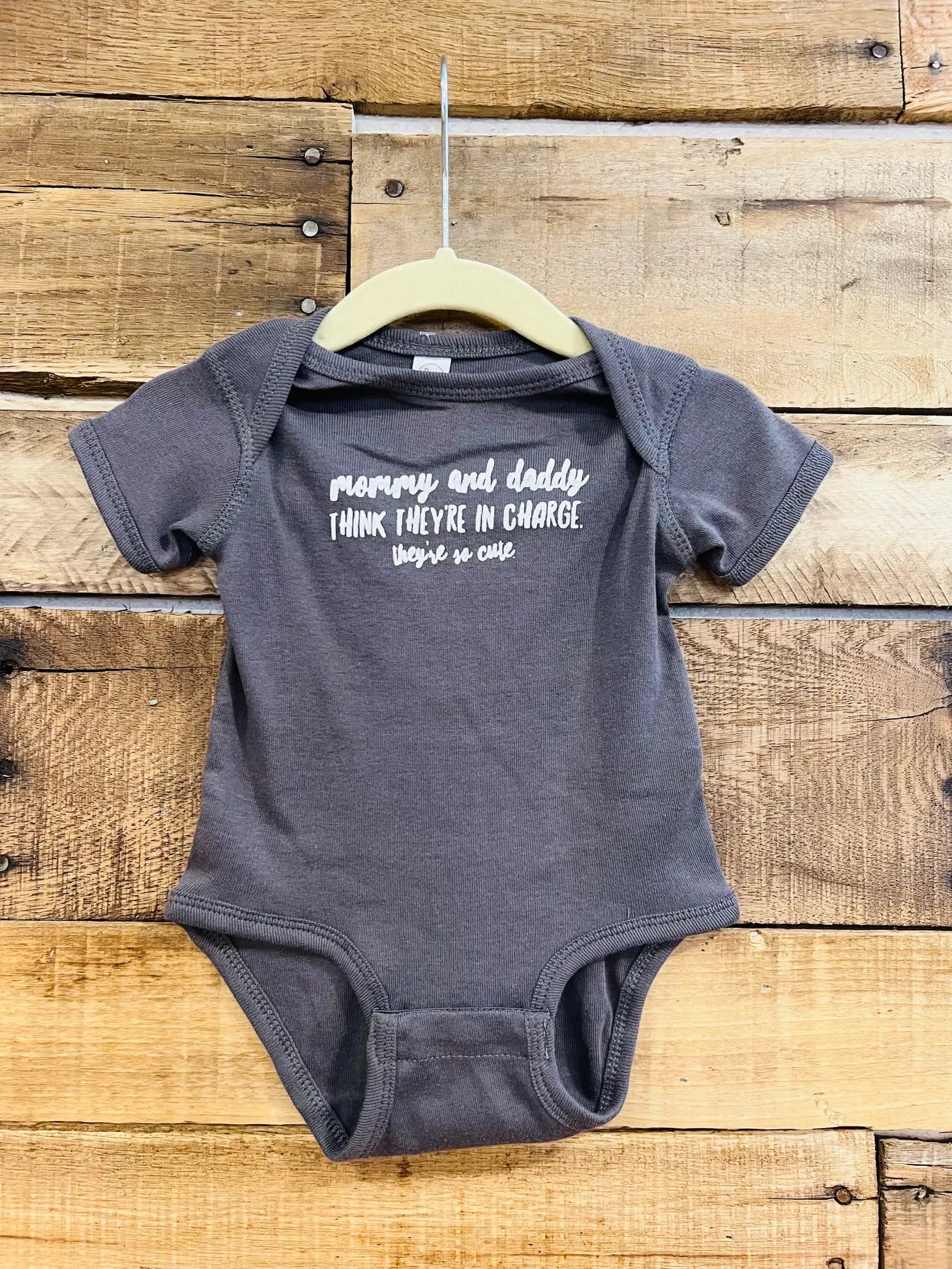 Mommy & Daddy in Charge Onesie