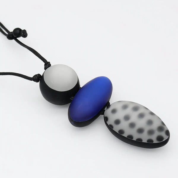 Blue Midori Polka Dot Necklace