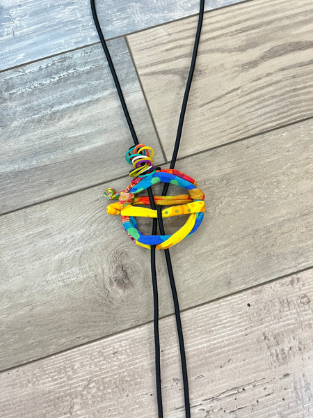 Colorful Buckle Bolo Necklace