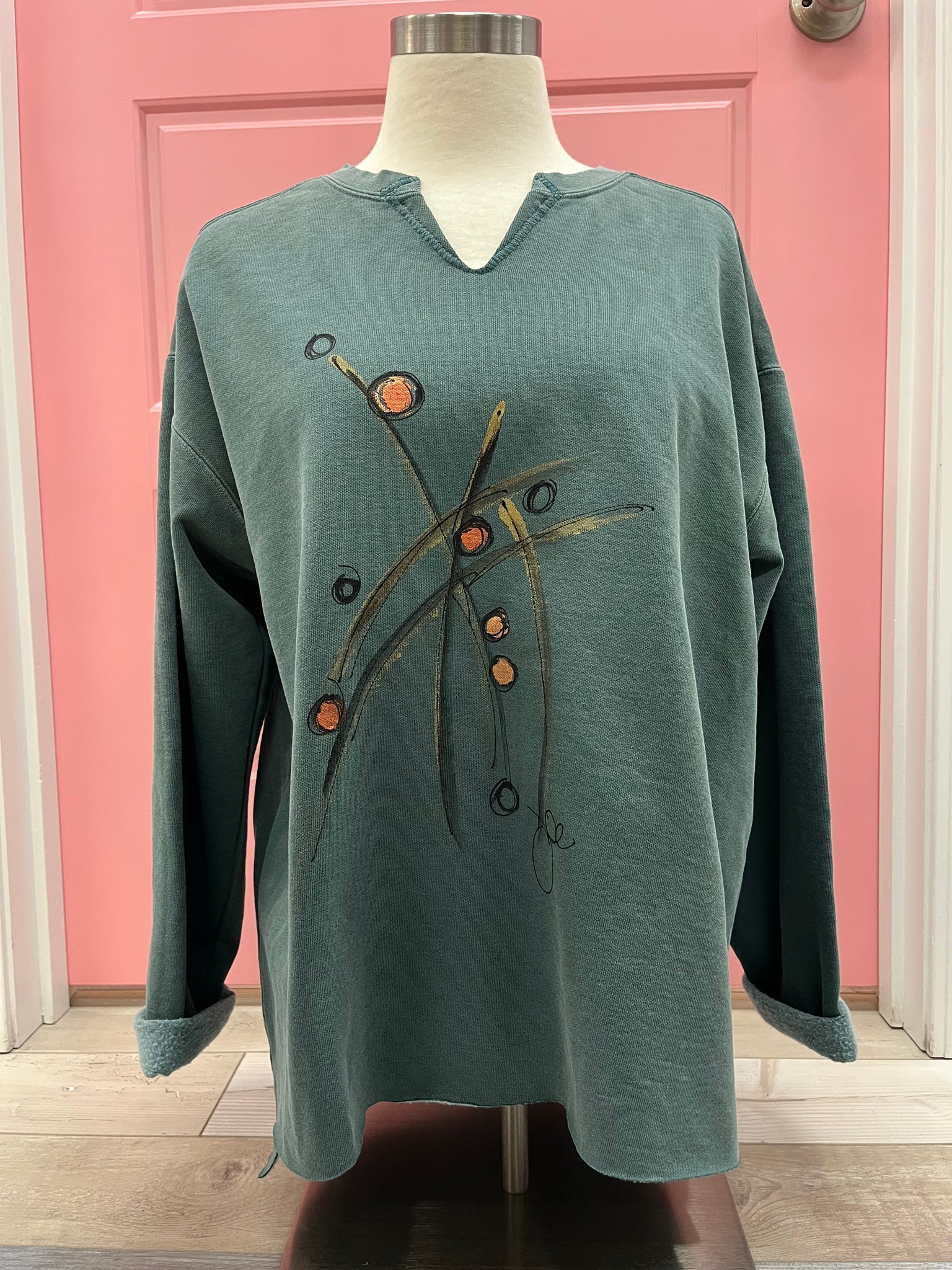 Hi Lo Spruce Abstract Top