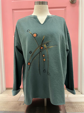 Hi Lo Spruce Abstract Top