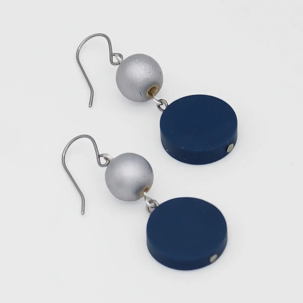Blue Duo Earrings
