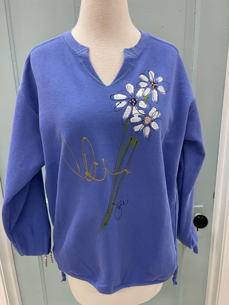 Blue Daisy Top