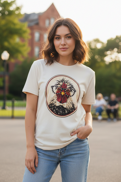 Chicken Rhinestone Specs Top