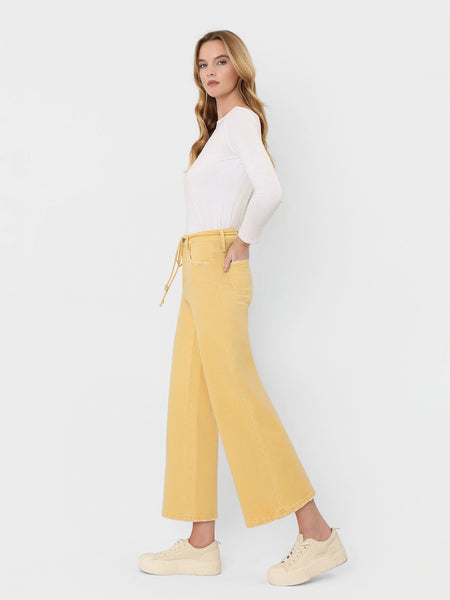 Marigold Hi Rise Wide Leg Crop