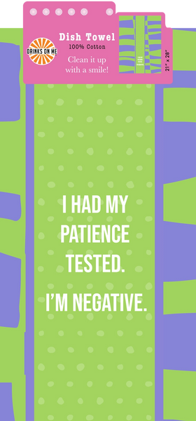 Negative Dish Towel