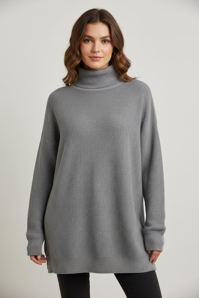Thermal Turtleneck - Grey
