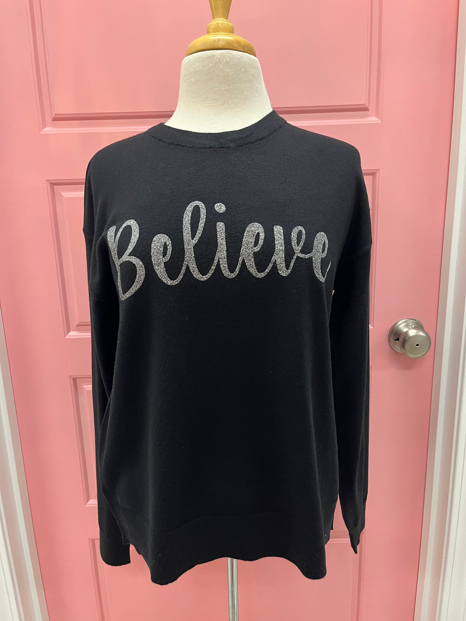 Black Believe Sweater