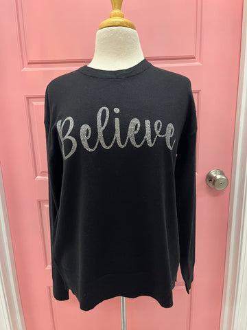 Black Believe Sweater