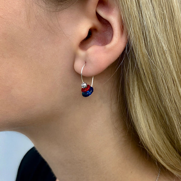 Double Bead Earrings