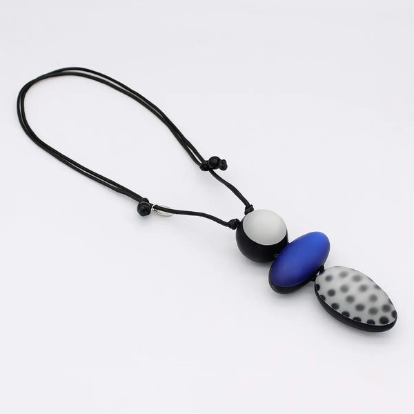 Blue Midori Polka Dot Necklace