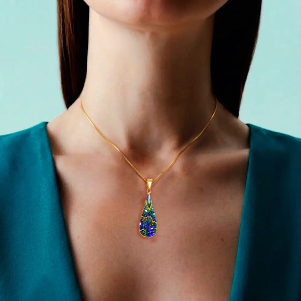 Morning Drop Gold Necklace