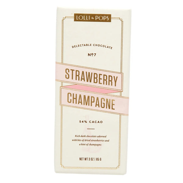 Strawberry Champagne Choc. Bar