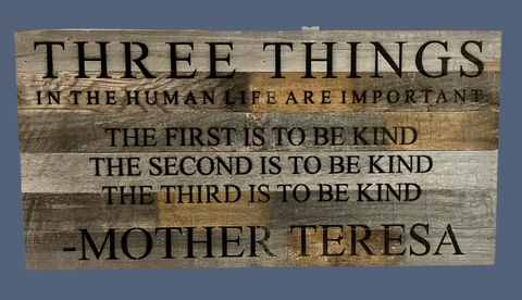 Mother Teresa Sign