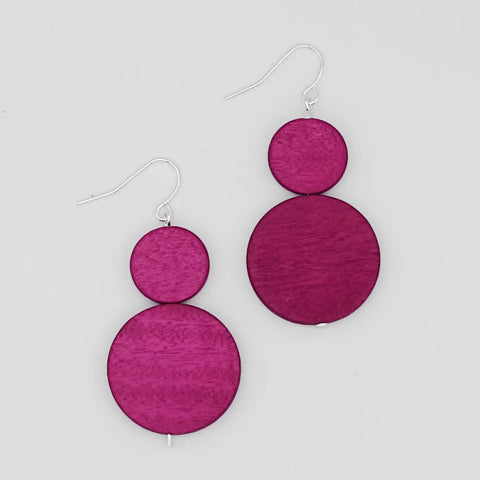 Fuchsia Sarah Earrings