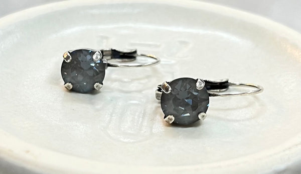 Jess Earrings Dark Grey Ignite