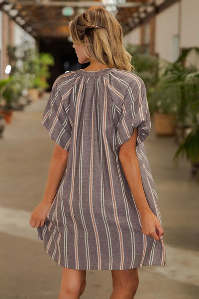 Nice & Neutral Striped Dress
