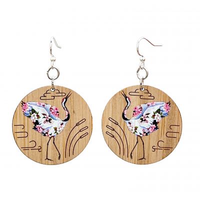 Flowering Crane Earrings