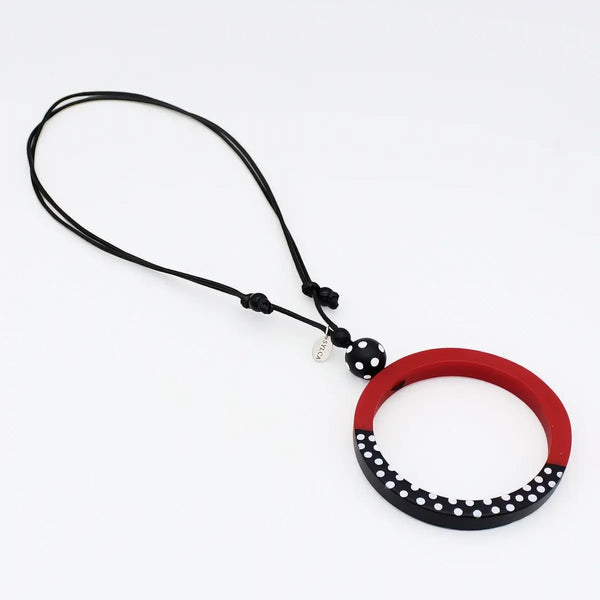 Inez Necklace Red