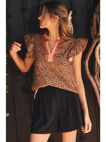 Leopard Top