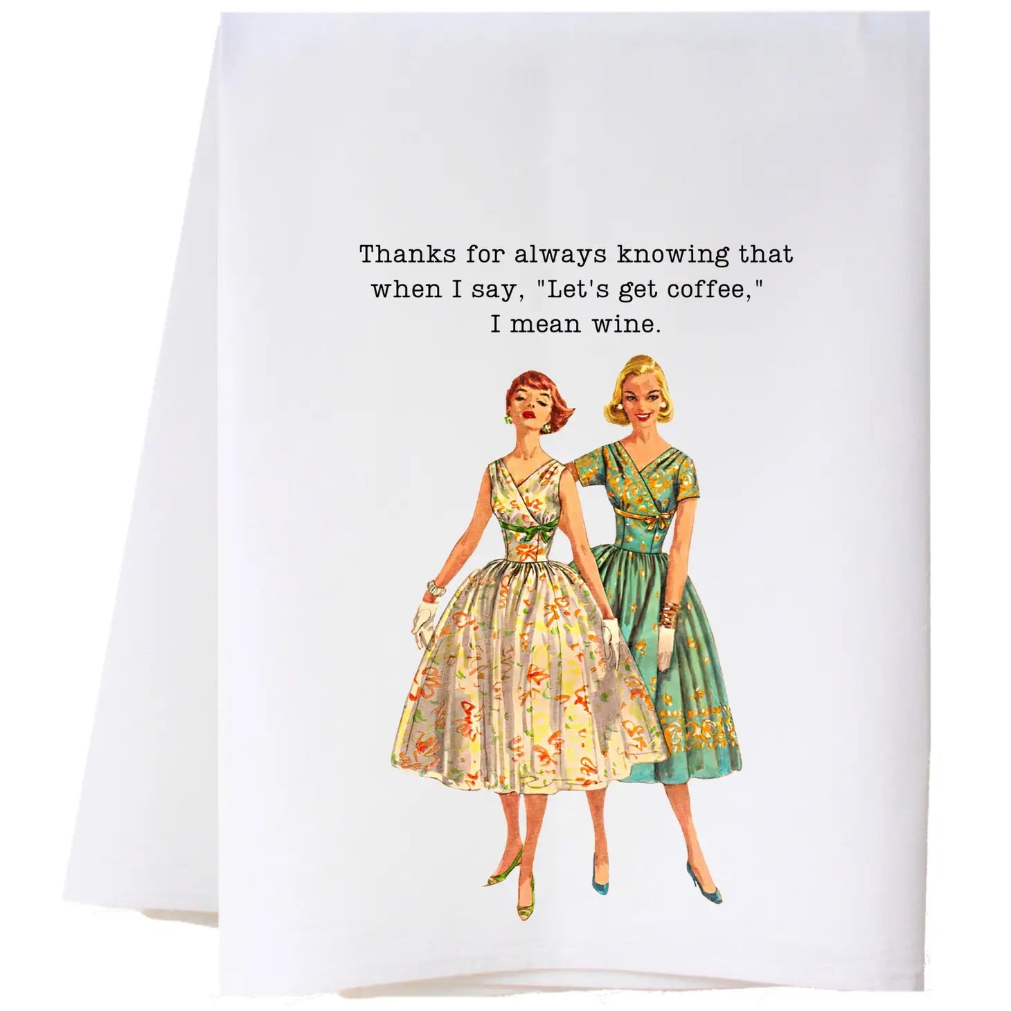 Mean Wine Towel