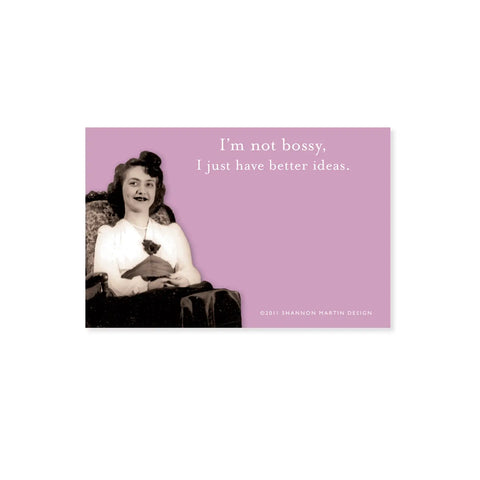 Not Bossy Sticky Notes