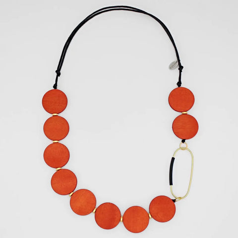 Layton Orange Necklace