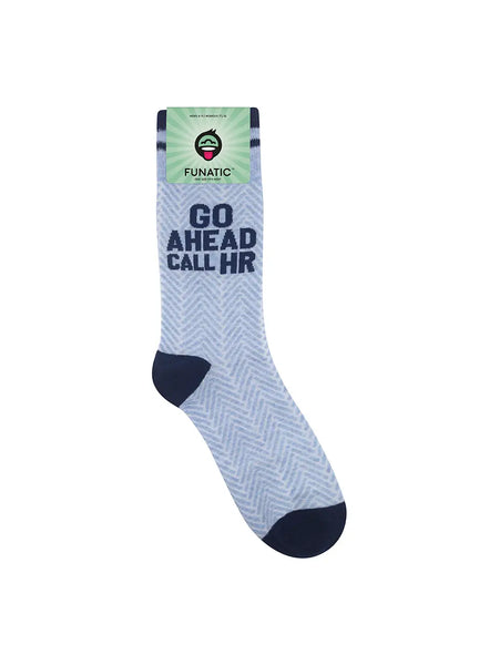 Go Ahead Call HR Socks